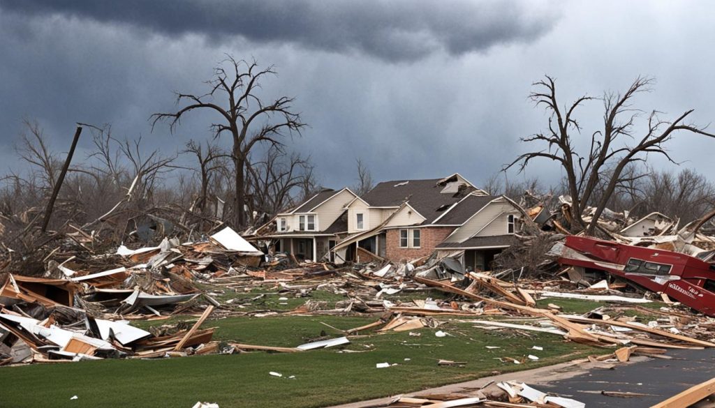 Catastrophic tornado damage
