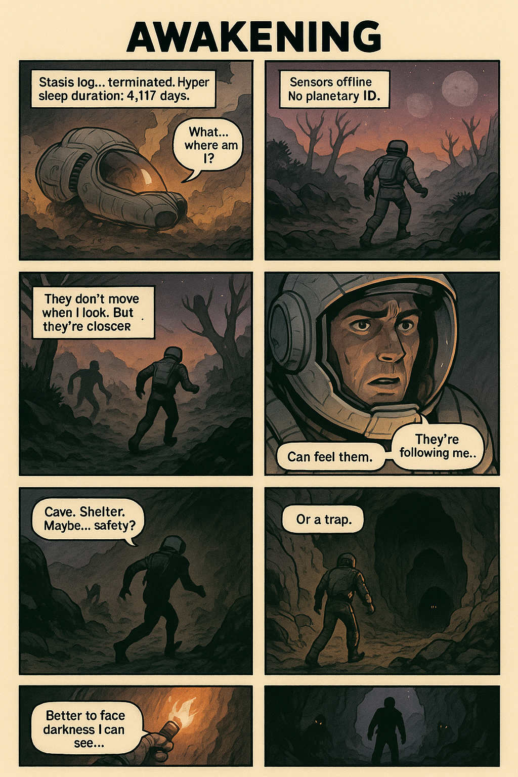 Awakening Comic Page 1