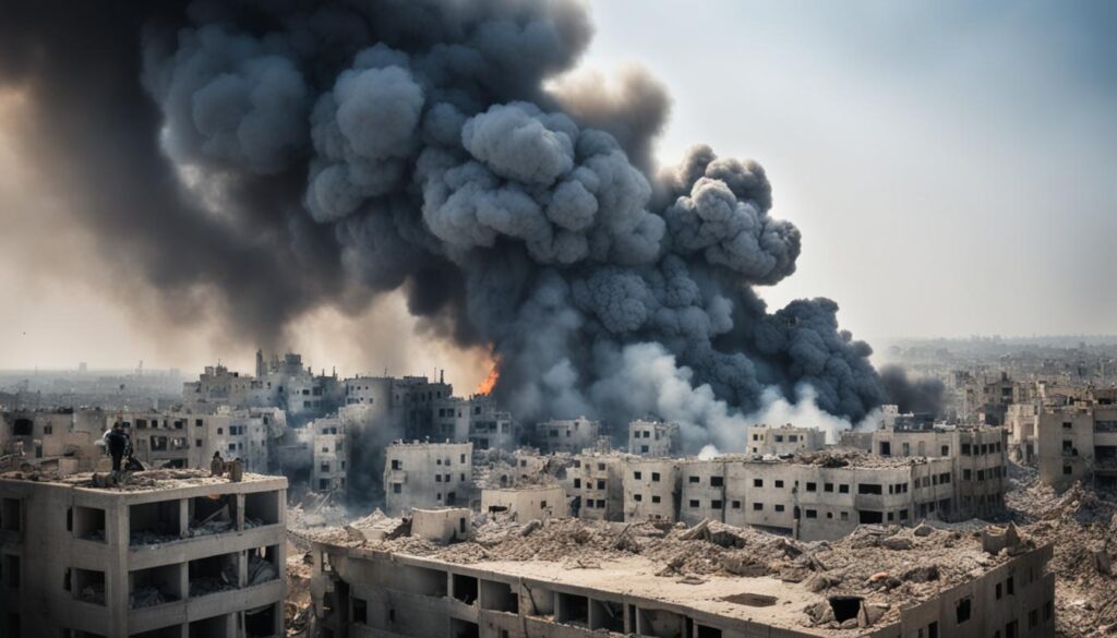 Devastation in Gaza as Israel wages war on Hamas