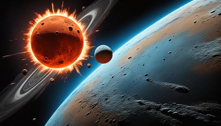 The formation of the Moon and its impact on the earth