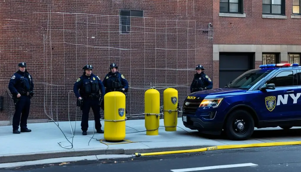 Potential explosive device found outside NYPD station house
