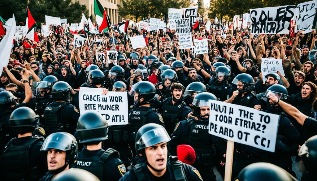 Gaza War protests on campus