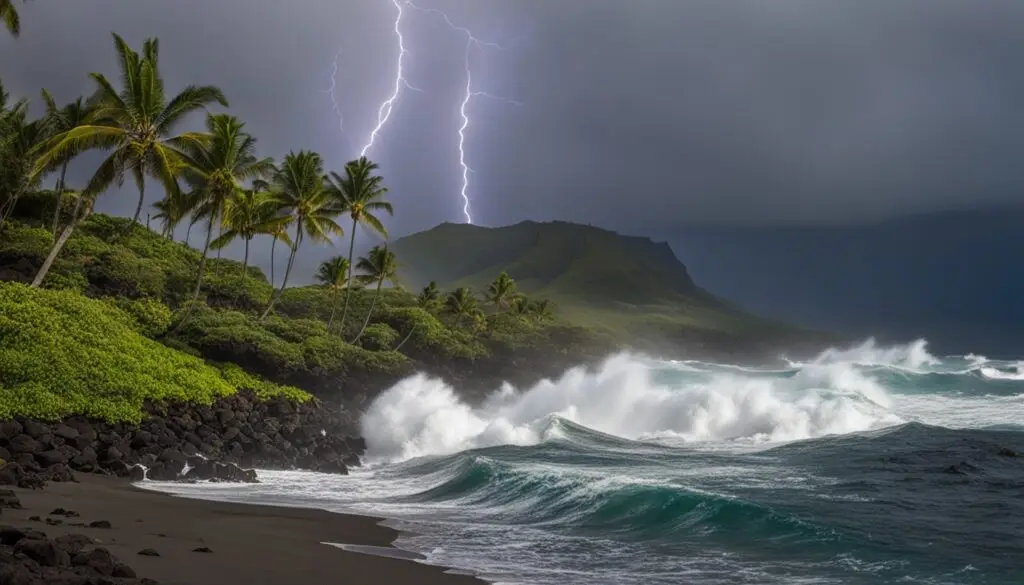 Hawaii under threat of tropical storm