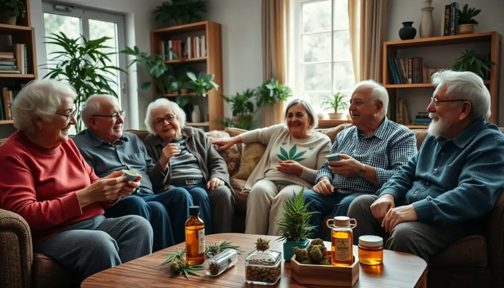 Over 50's Smoking Cannabis: