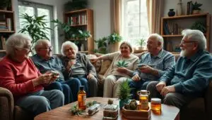 Over 50's Smoking Cannabis: