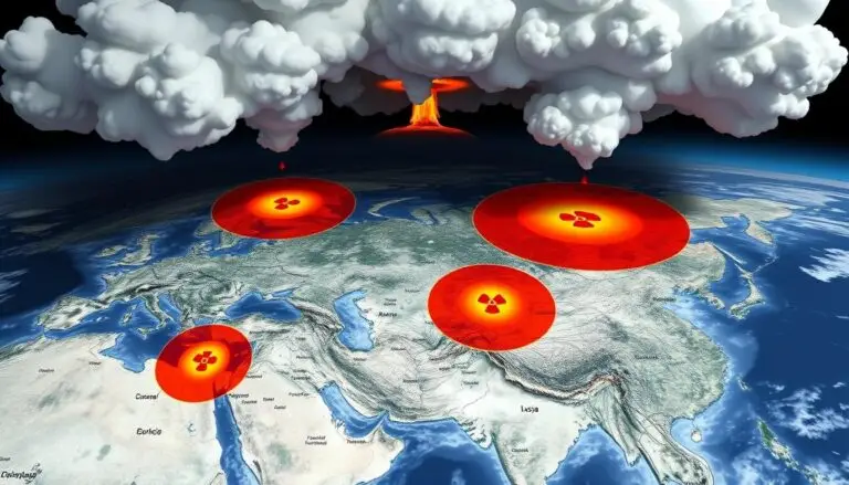 US-Russia Nuclear Strike Locations: Potential Impact Areas