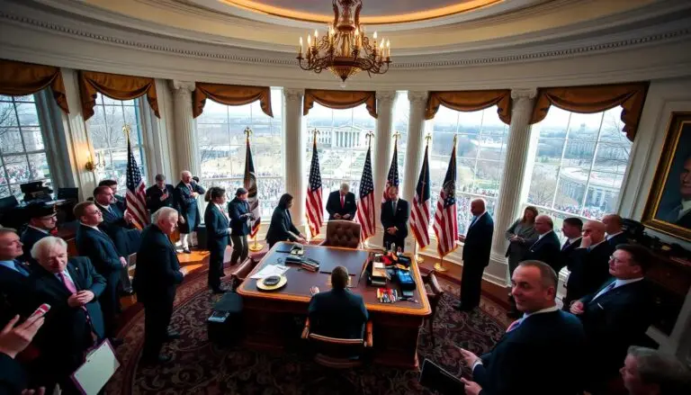 Trumps first 24 hours as president