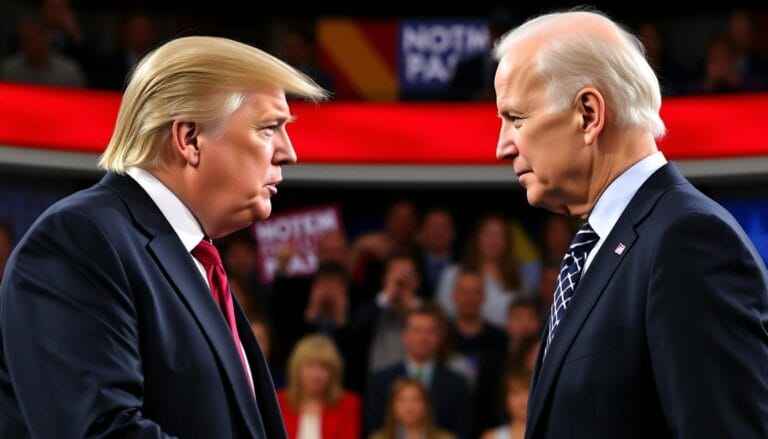 Trump Puts Blame on Biden as Economy Shrinks