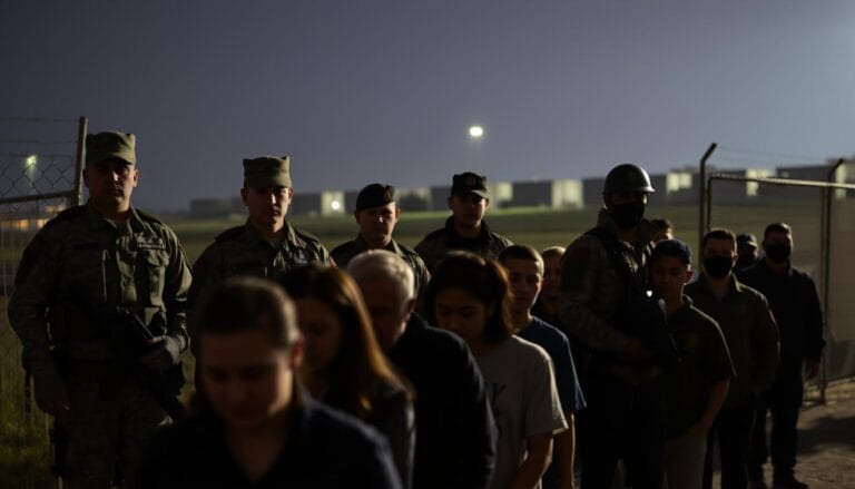 US Marines Assist ICE in Rounding Up Illegal Aliens