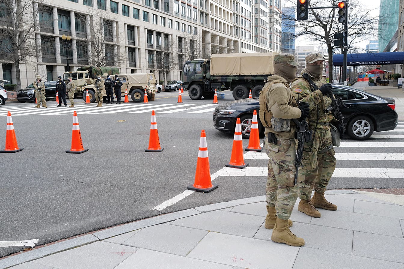 National Guard Troop Patrols Arrest Dozens in DC Crackdown