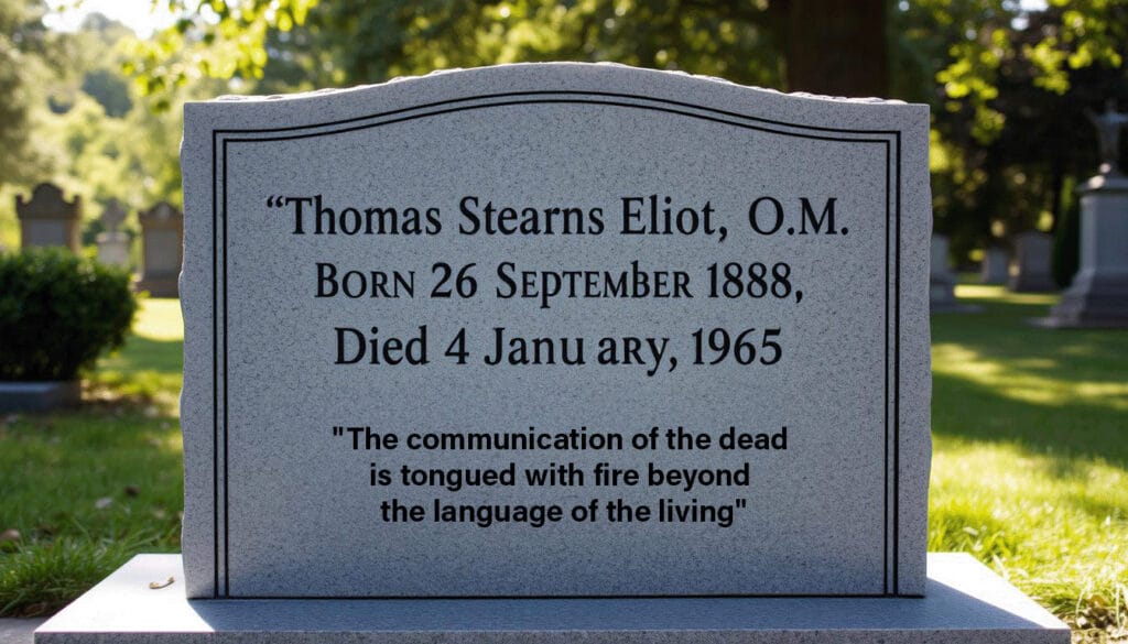 The Life and Times of T.S. Elliot