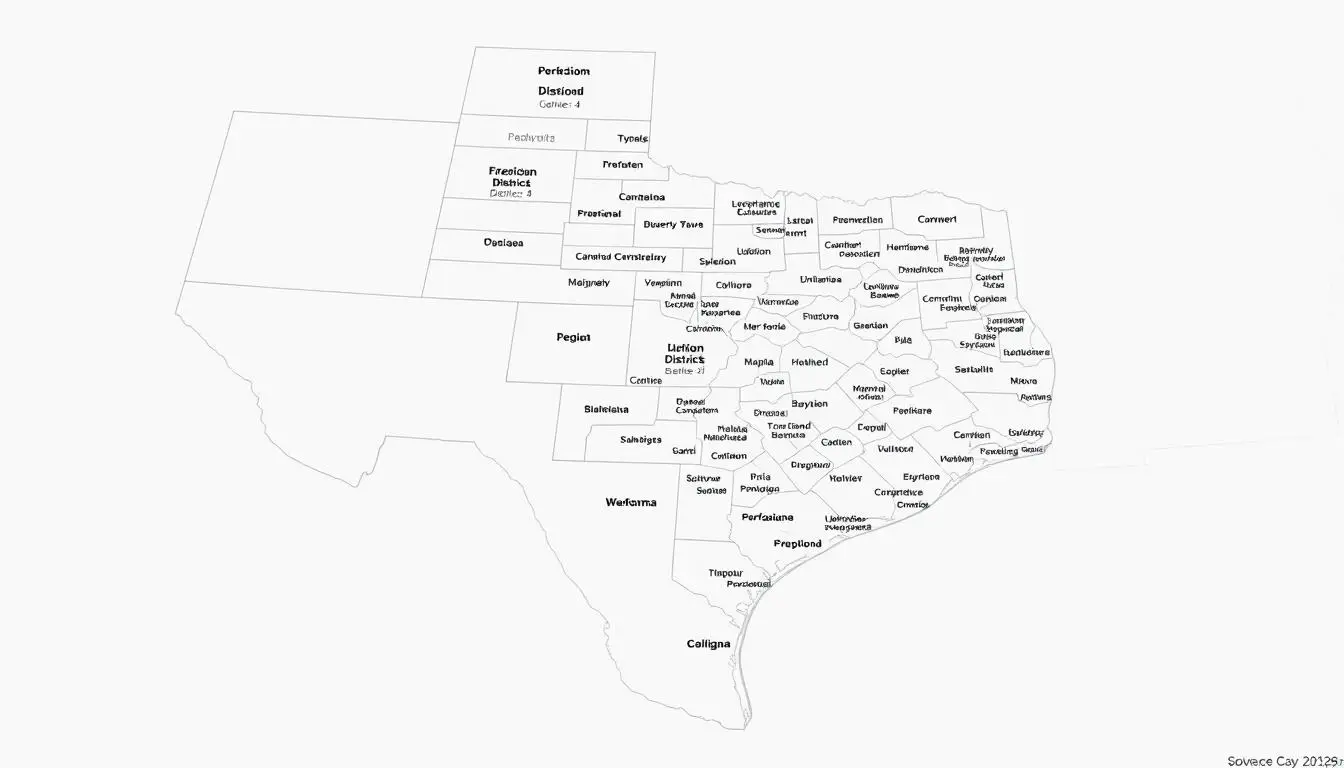 Texas House Map
