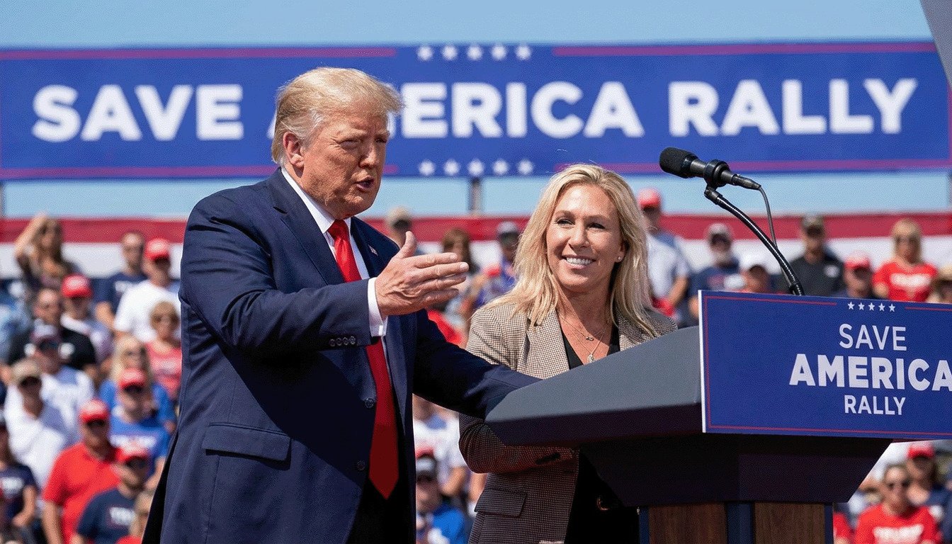 Trump Urges Marjorie Taylor Greene to Return to Politics Trump Urges Marjorie Taylor Greene to Return to Politics