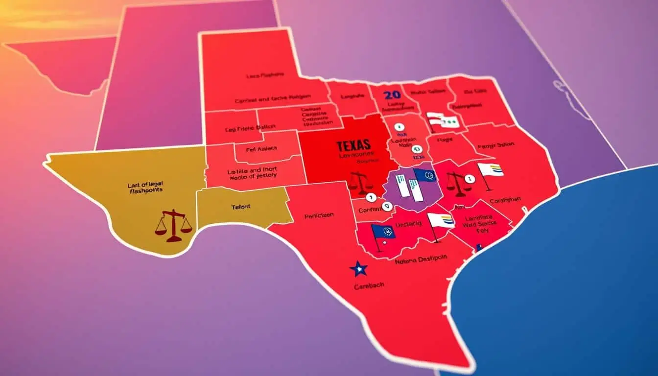 Texas Republican Voting Map