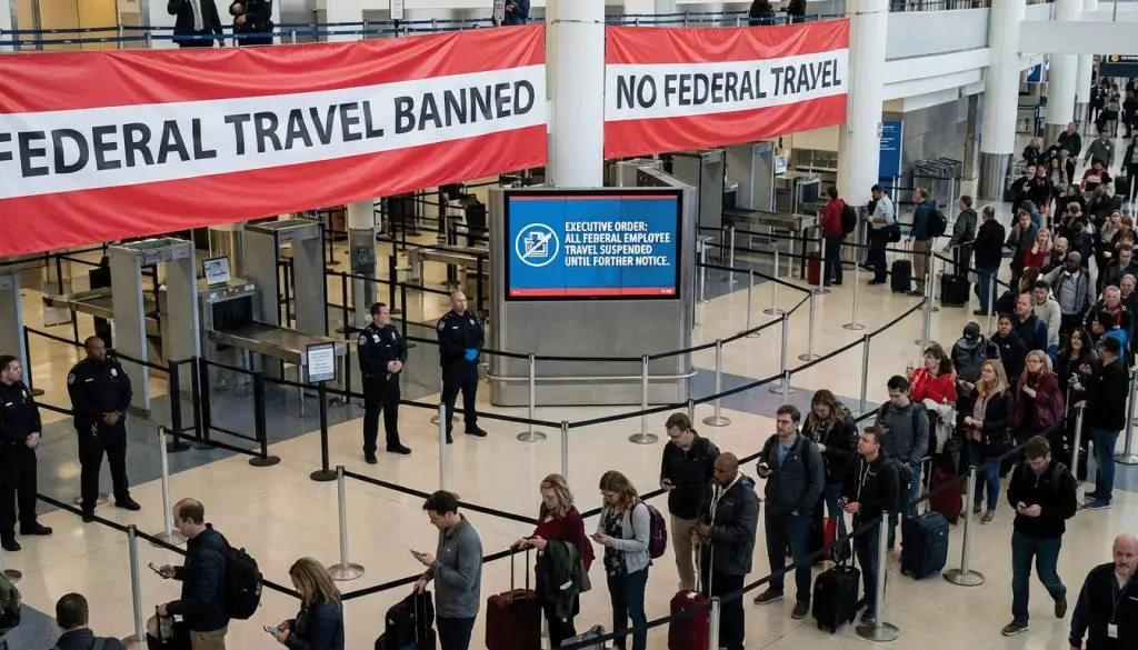 Federal Travel Banned