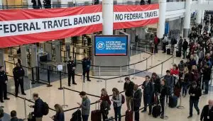 Federal Travel Banned