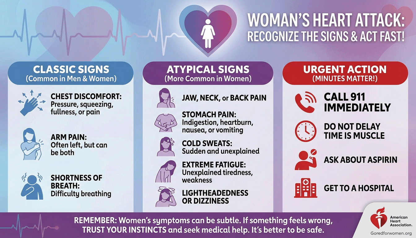 Signs of a Heart Attack