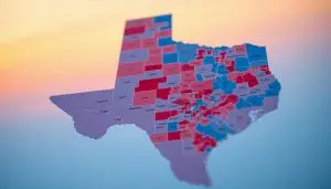 Texas Republican Voting Map