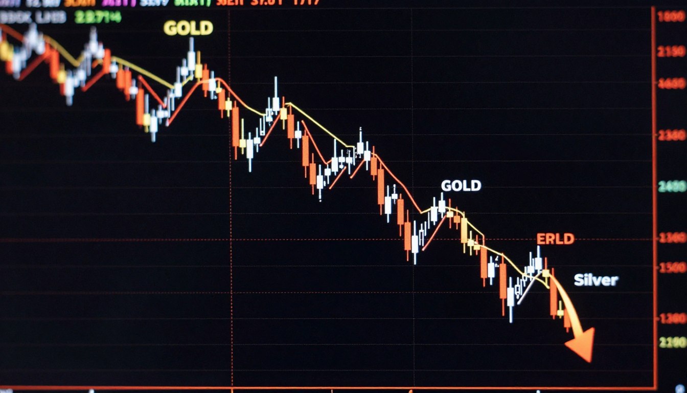 Gold and Silver Prices Fall Amid U.S. Dollar Strength