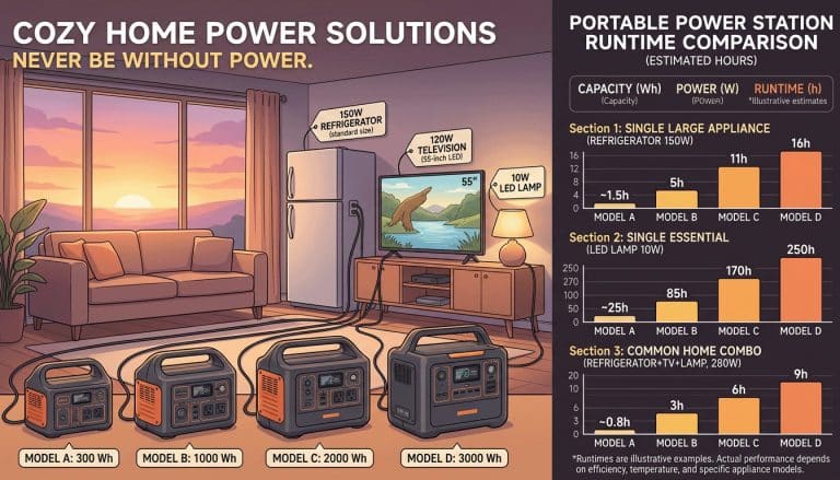 How Long Will a Portable Power Station Run Your Home?