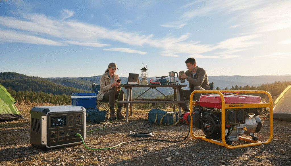 power station vs generator