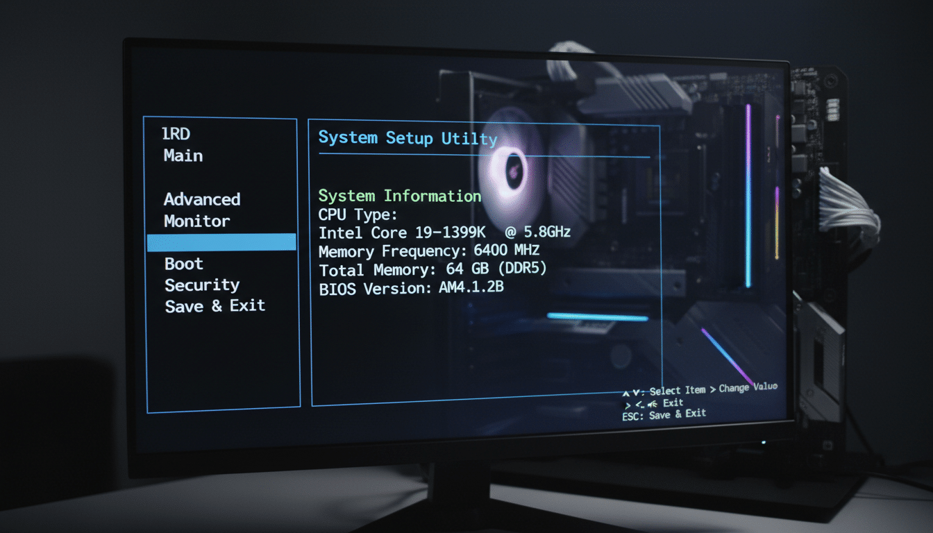 How to Upgrade Your Computer Motherboard BIOS Setup