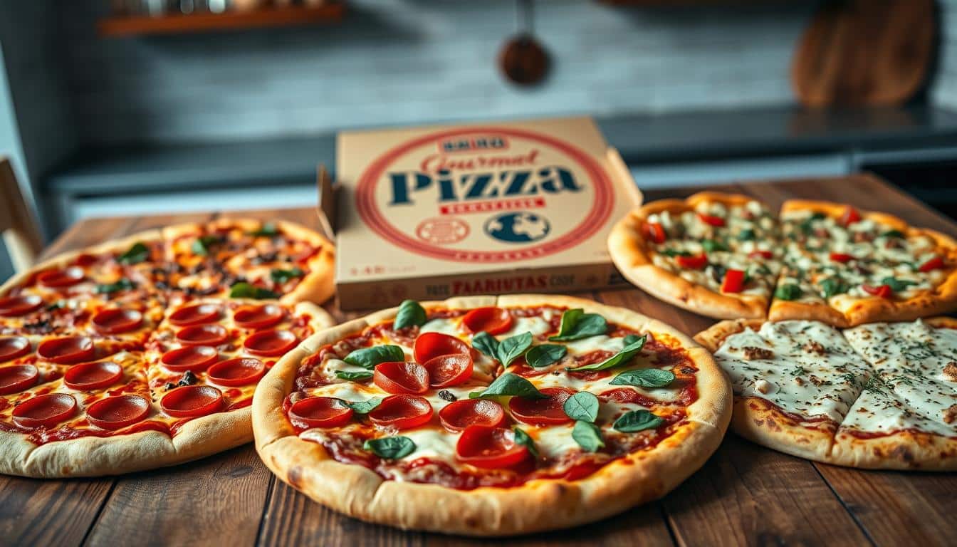 Store-bought Pizzas