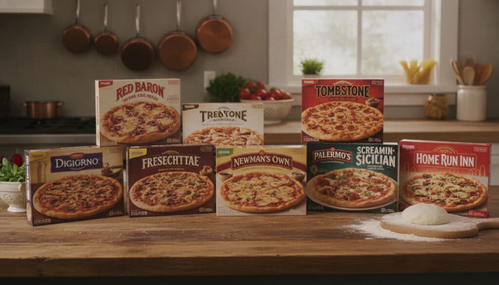 Store-bought Pizzas