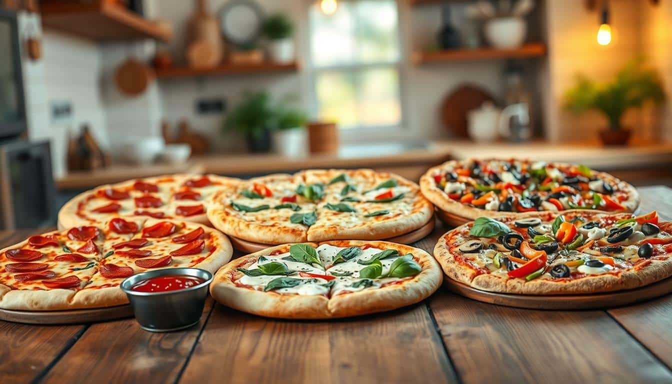 Store-bought Pizzas
